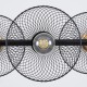 GLOBOSTAR® VERONA 00588 Μοντέρνο Κρεμαστό Φωτιστικό Οροφής με Ντουί 9 x E27 AC 220-240V IP20 - Μαύρο & Χρυσό - Μ140 x Π28 x Υ20cm GLOBOSTAR® VERONA 00588 Μοντέρνο Κρεμαστό Φωτιστικό Οροφής με Ντουί 9 x E27 AC 220-240V IP20 - Μαύρο & Χρυσό - Μ140 x Π28 x Υ20cm