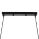 GLOBOSTAR® VERONA 00588 Μοντέρνο Κρεμαστό Φωτιστικό Οροφής με Ντουί 9 x E27 AC 220-240V IP20 - Μαύρο & Χρυσό - Μ140 x Π28 x Υ20cm GLOBOSTAR® VERONA 00588 Μοντέρνο Κρεμαστό Φωτιστικό Οροφής με Ντουί 9 x E27 AC 220-240V IP20 - Μαύρο & Χρυσό - Μ140 x Π28 x Υ20cm