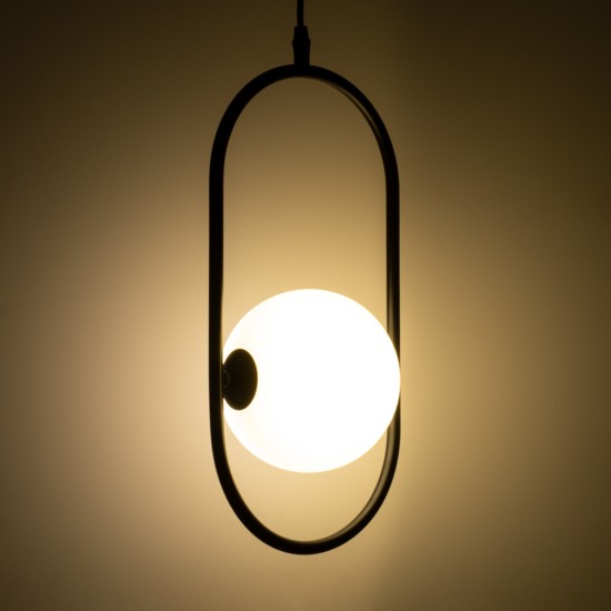 GLOBOSTAR® HAMBURG 00589 Μοντέρνο Κρεμαστό Φωτιστικό Οροφής με Ντουί 1 x G9 AC 220-240V IP20 - Μαύρο & Λευκό - Μ20 x Π15 x Υ40cm GLOBOSTAR® HAMBURG 00589 Μοντέρνο Κρεμαστό Φωτιστικό Οροφής με Ντουί 1 x G9 AC 220-240V IP20 - Μαύρο & Λευκό - Μ20 x Π15 x Υ40cm