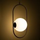 GLOBOSTAR® HAMBURG 00591 Μοντέρνο Κρεμαστό Φωτιστικό Οροφής με Ντουί 1 x E14 AC 220-240V IP20 - Μαύρο & Λευκό - Μ25 x Π20 x Υ50cm GLOBOSTAR® HAMBURG 00591 Μοντέρνο Κρεμαστό Φωτιστικό Οροφής με Ντουί 1 x E14 AC 220-240V IP20 - Μαύρο & Λευκό - Μ25 x Π20 x Υ50cm