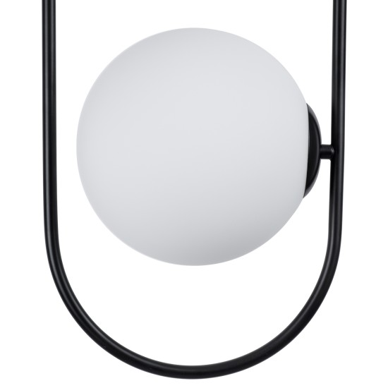 GLOBOSTAR® HAMBURG 00591 Μοντέρνο Κρεμαστό Φωτιστικό Οροφής με Ντουί 1 x E14 AC 220-240V IP20 - Μαύρο & Λευκό - Μ25 x Π20 x Υ50cm GLOBOSTAR® HAMBURG 00591 Μοντέρνο Κρεμαστό Φωτιστικό Οροφής με Ντουί 1 x E14 AC 220-240V IP20 - Μαύρο & Λευκό - Μ25 x Π20 x Υ50cm