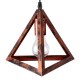 GLOBOSTAR® TRIANGLE 00609 Μοντέρνο Κρεμαστό Φωτιστικό Οροφής με Ντουί 5 x E27 AC 220-240V IP20 - Χάλκινο - Μ170 x Π22 x Y130cm GLOBOSTAR® TRIANGLE 00609 Μοντέρνο Κρεμαστό Φωτιστικό Οροφής με Ντουί 5 x E27 AC 220-240V IP20 - Χάλκινο - Μ170 x Π22 x Y130cm
