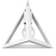 GLOBOSTAR® TRIANGLE 00612 Μοντέρνο Κρεμαστό Φωτιστικό Οροφής με Ντουί 2 x E27 AC 220-240V IP20 - Λευκό - Μ60 x Π22 x Y130cm GLOBOSTAR® TRIANGLE 00612 Μοντέρνο Κρεμαστό Φωτιστικό Οροφής με Ντουί 2 x E27 AC 220-240V IP20 - Λευκό - Μ60 x Π22 x Y130cm