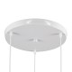 GLOBOSTAR® TRIANGLE 00617 Μοντέρνο Κρεμαστό Φωτιστικό Οροφής με Ντουί 3 x E27 AC 220-240V IP20 - Λευκό - Μ49 x Π49 x Y130cm GLOBOSTAR® TRIANGLE 00617 Μοντέρνο Κρεμαστό Φωτιστικό Οροφής με Ντουί 3 x E27 AC 220-240V IP20 - Λευκό - Μ49 x Π49 x Y130cm