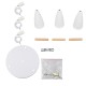 GLOBOSTAR® DILLON 00627 Μοντέρνο Κρεμαστό Φωτιστικό Οροφής με Ντουί 3 x E27 AC 220-240V IP20 - Λευκό & Μπεζ - Μ26 x Π26 x Υ130cm GLOBOSTAR® DILLON 00627 Μοντέρνο Κρεμαστό Φωτιστικό Οροφής με Ντουί 3 x E27 AC 220-240V IP20 - Λευκό & Μπεζ - Μ26 x Π26 x Υ130cm