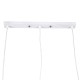 GLOBOSTAR® DILLON 00631 Μοντέρνο Κρεμαστό Φωτιστικό Οροφής με Ντουί 3 x E27 AC 220-240V IP20 - Λευκό & Μπεζ - Μ54 x Π14 x Υ130cm GLOBOSTAR® DILLON 00631 Μοντέρνο Κρεμαστό Φωτιστικό Οροφής με Ντουί 3 x E27 AC 220-240V IP20 - Λευκό & Μπεζ - Μ54 x Π14 x Υ130cm