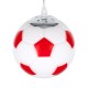 GLOBOSTAR® FOOTBALL 00642 Παιδικό Κρεμαστό Φωτιστικό Οροφής με Ντουί 1 x E27 AC 220-240V IP20 - Λευκό & Κόκκινο - Μ15 x Π15 x Y18cm GLOBOSTAR® FOOTBALL 00642 Παιδικό Κρεμαστό Φωτιστικό Οροφής με Ντουί 1 x E27 AC 220-240V IP20 - Λευκό & Κόκκινο - Μ15 x Π15 x Y18cm