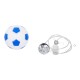 GLOBOSTAR® FOOTBALL 00644 Παιδικό Κρεμαστό Φωτιστικό Οροφής με Ντουί 1 x E27 AC 220-240V IP20 - Λευκό & Μπλε - Μ15 x Π15 x Y18cm GLOBOSTAR® FOOTBALL 00644 Παιδικό Κρεμαστό Φωτιστικό Οροφής με Ντουί 1 x E27 AC 220-240V IP20 - Λευκό & Μπλε - Μ15 x Π15 x Y18cm