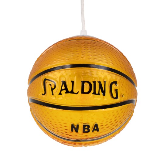 GLOBOSTAR® SPALDING NBA 00645 Παιδικό Κρεμαστό Φωτιστικό Οροφής με Ντουί 1 x E27 AC 220-240V IP20 - Πορτοκαλί & Μαύρο - Μ18 x Π18 x Υ18cm GLOBOSTAR® SPALDING NBA 00645 Παιδικό Κρεμαστό Φωτιστικό Οροφής με Ντουί 1 x E27 AC 220-240V IP20 - Πορτοκαλί & Μαύρο - Μ18 x Π18 x Υ18cm