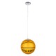 GLOBOSTAR® SPALDING NBA 00649 Παιδικό Κρεμαστό Φωτιστικό Οροφής με Ντουί 1 x E27 AC 220-240V IP20 - Πορτοκαλί & Μαύρο - Μ25 x Π25 x Υ25cm GLOBOSTAR® SPALDING NBA 00649 Παιδικό Κρεμαστό Φωτιστικό Οροφής με Ντουί 1 x E27 AC 220-240V IP20 - Πορτοκαλί & Μαύρο - Μ25 x Π25 x Υ25cm