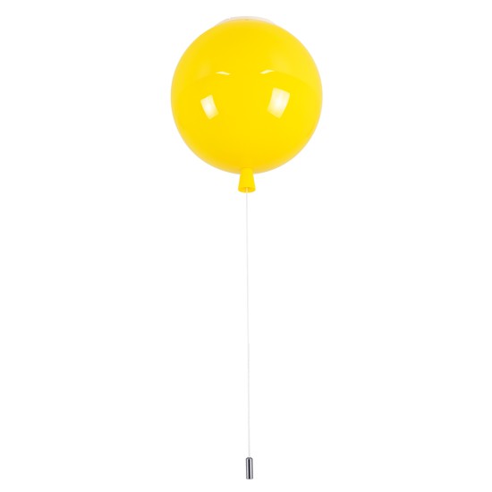 GLOBOSTAR® BALLOON 00651 Παιδικό Φωτιστικό Οροφής με Ντουί 1 x E27 AC 220-240V IP20 - Κίτρινο - Μ30 x Π30 x Υ33cm GLOBOSTAR® BALLOON 00651 Παιδικό Φωτιστικό Οροφής με Ντουί 1 x E27 AC 220-240V IP20 - Κίτρινο - Μ30 x Π30 x Υ33cm