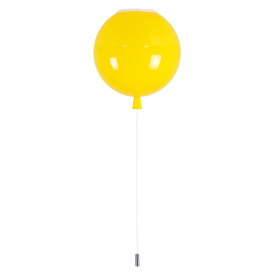 GLOBOSTAR® BALLOON 00651 Παιδικό Φωτιστικό Οροφής με Ντουί 1 x E27 AC 220-240V IP20 - Κίτρινο - Μ30 x Π30 x Υ33cm GLOBOSTAR® BALLOON 00651 Παιδικό Φωτιστικό Οροφής με Ντουί 1 x E27 AC 220-240V IP20 - Κίτρινο - Μ30 x Π30 x Υ33cm