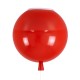 GLOBOSTAR® BALLOON 00652 Παιδικό Φωτιστικό Οροφής με Ντουί 1 x E27 AC 220-240V IP20 - Κόκκινο - Μ30 x Π30 x Υ33cm