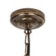 GLOBOSTAR® DARCY 00656 Vintage Κρεμαστό Φωτιστικό Οροφής με Ντουί 1 x E27 AC 220-240V IP20 - Μπρούτζινο - Μ15.5 x Π15.5 x Υ32.5cm GLOBOSTAR® DARCY 00656 Vintage Κρεμαστό Φωτιστικό Οροφής με Ντουί 1 x E27 AC 220-240V IP20 - Μπρούτζινο - Μ15.5 x Π15.5 x Υ32.5cm