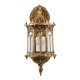 GLOBOSTAR® DARCY 00658 Vintage Φωτιστικό Τοίχου - Απλίκα με Ντουί 1 x E27 AC 220-240V IP20 - Μπρούτζινο Εφέ Σκουριάς - Μ15.5 x Π15.5 x Υ34.5cm