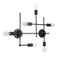 GLOBOSTAR® PIPING 00664 Vintage Φωτιστικό Τοίχου - Απλίκα με Ντουί 6 x E27 AC 220-240V IP20 - Μαύρο - Μ66 x Π9.5 x Υ49cm GLOBOSTAR® PIPING 00664 Vintage Φωτιστικό Τοίχου - Απλίκα με Ντουί 6 x E27 AC 220-240V IP20 - Μαύρο - Μ66 x Π9.5 x Υ49cm