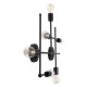 GLOBOSTAR® PIPING 00664 Vintage Φωτιστικό Τοίχου - Απλίκα με Ντουί 6 x E27 AC 220-240V IP20 - Μαύρο - Μ66 x Π9.5 x Υ49cm GLOBOSTAR® PIPING 00664 Vintage Φωτιστικό Τοίχου - Απλίκα με Ντουί 6 x E27 AC 220-240V IP20 - Μαύρο - Μ66 x Π9.5 x Υ49cm