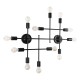 GLOBOSTAR® PIPING 00667 Vintage Φωτιστικό Τοίχου - Απλίκα με Ντουί 12 x E27 AC 220-240V IP20 - Μαύρο - Μ78.5 x Π9.5 x Υ64cm GLOBOSTAR® PIPING 00667 Vintage Φωτιστικό Τοίχου - Απλίκα με Ντουί 12 x E27 AC 220-240V IP20 - Μαύρο - Μ78.5 x Π9.5 x Υ64cm