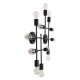 GLOBOSTAR® PIPING 00667 Vintage Φωτιστικό Τοίχου - Απλίκα με Ντουί 12 x E27 AC 220-240V IP20 - Μαύρο - Μ78.5 x Π9.5 x Υ64cm GLOBOSTAR® PIPING 00667 Vintage Φωτιστικό Τοίχου - Απλίκα με Ντουί 12 x E27 AC 220-240V IP20 - Μαύρο - Μ78.5 x Π9.5 x Υ64cm