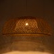 GLOBOSTAR® SAN TROPEZ 00673 Boho Κρεμαστό Φωτιστικό Οροφής με Ντουί 1 x E27 AC 220-240V IP20 - Μπεζ - Μ100 x Π100 x Y35cm