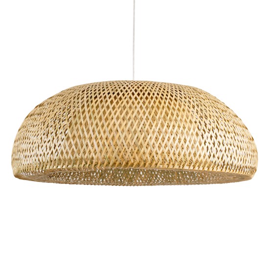 GLOBOSTAR® SAN TROPEZ 00674 Boho Κρεμαστό Φωτιστικό Οροφής με Ντουί 1 x E27 AC 220-240V IP20 - Μπεζ - Μ80 x Π80 x Y28cm GLOBOSTAR® SAN TROPEZ 00674 Boho Κρεμαστό Φωτιστικό Οροφής με Ντουί 1 x E27 AC 220-240V IP20 - Μπεζ - Μ80 x Π80 x Y28cm