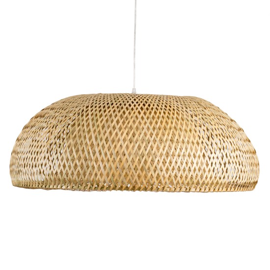 GLOBOSTAR® SAN TROPEZ 00674 Boho Κρεμαστό Φωτιστικό Οροφής με Ντουί 1 x E27 AC 220-240V IP20 - Μπεζ - Μ80 x Π80 x Y28cm GLOBOSTAR® SAN TROPEZ 00674 Boho Κρεμαστό Φωτιστικό Οροφής με Ντουί 1 x E27 AC 220-240V IP20 - Μπεζ - Μ80 x Π80 x Y28cm