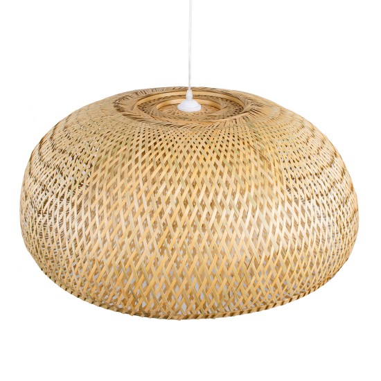 GLOBOSTAR® SAN TROPEZ 00674 Boho Κρεμαστό Φωτιστικό Οροφής με Ντουί 1 x E27 AC 220-240V IP20 - Μπεζ - Μ80 x Π80 x Y28cm GLOBOSTAR® SAN TROPEZ 00674 Boho Κρεμαστό Φωτιστικό Οροφής με Ντουί 1 x E27 AC 220-240V IP20 - Μπεζ - Μ80 x Π80 x Y28cm