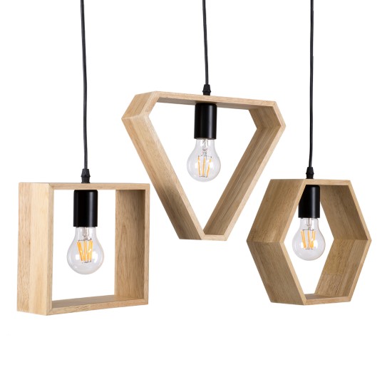 GLOBOSTAR® ELISE 00682 Μοντέρνο Κρεμαστό Φωτιστικό Οροφής με Ντουί 3 x E27 AC 220-240V IP20 - Μπεζ & Μαύρο - Μ76 x Π8 x Υ25cm GLOBOSTAR® ELISE 00682 Μοντέρνο Κρεμαστό Φωτιστικό Οροφής με Ντουί 3 x E27 AC 220-240V IP20 - Μπεζ & Μαύρο - Μ76 x Π8 x Υ25cm
