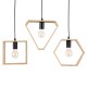 GLOBOSTAR® ELISE 00682 Μοντέρνο Κρεμαστό Φωτιστικό Οροφής με Ντουί 3 x E27 AC 220-240V IP20 - Μπεζ & Μαύρο - Μ76 x Π8 x Υ25cm GLOBOSTAR® ELISE 00682 Μοντέρνο Κρεμαστό Φωτιστικό Οροφής με Ντουί 3 x E27 AC 220-240V IP20 - Μπεζ & Μαύρο - Μ76 x Π8 x Υ25cm