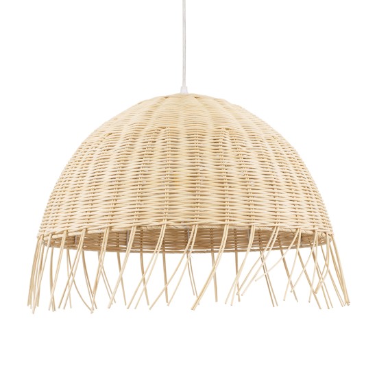 GLOBOSTAR® JAKARTA 00712 Boho Κρεμαστό Φωτιστικό Οροφής με Ντουί 1 x E27 AC 220-240V IP20 - Μπεζ - Μ50 x Π50 x Υ36cm GLOBOSTAR® JAKARTA 00712 Boho Κρεμαστό Φωτιστικό Οροφής με Ντουί 1 x E27 AC 220-240V IP20 - Μπεζ - Μ50 x Π50 x Υ36cm