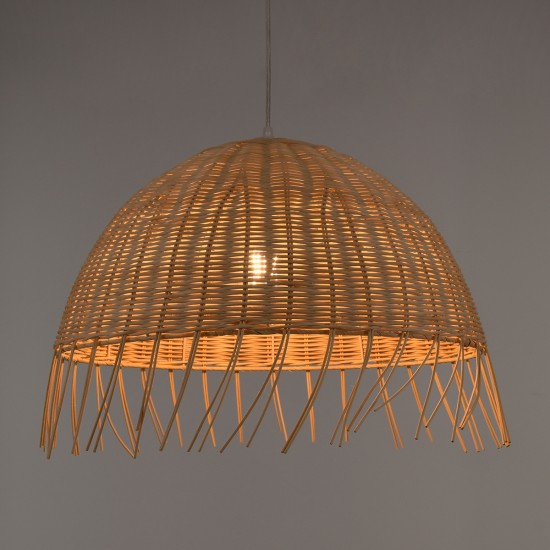 GLOBOSTAR® JAKARTA 00712 Boho Κρεμαστό Φωτιστικό Οροφής με Ντουί 1 x E27 AC 220-240V IP20 - Μπεζ - Μ50 x Π50 x Υ36cm GLOBOSTAR® JAKARTA 00712 Boho Κρεμαστό Φωτιστικό Οροφής με Ντουί 1 x E27 AC 220-240V IP20 - Μπεζ - Μ50 x Π50 x Υ36cm