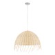 GLOBOSTAR® JAKARTA 00712 Boho Κρεμαστό Φωτιστικό Οροφής με Ντουί 1 x E27 AC 220-240V IP20 - Μπεζ - Μ50 x Π50 x Υ36cm GLOBOSTAR® JAKARTA 00712 Boho Κρεμαστό Φωτιστικό Οροφής με Ντουί 1 x E27 AC 220-240V IP20 - Μπεζ - Μ50 x Π50 x Υ36cm