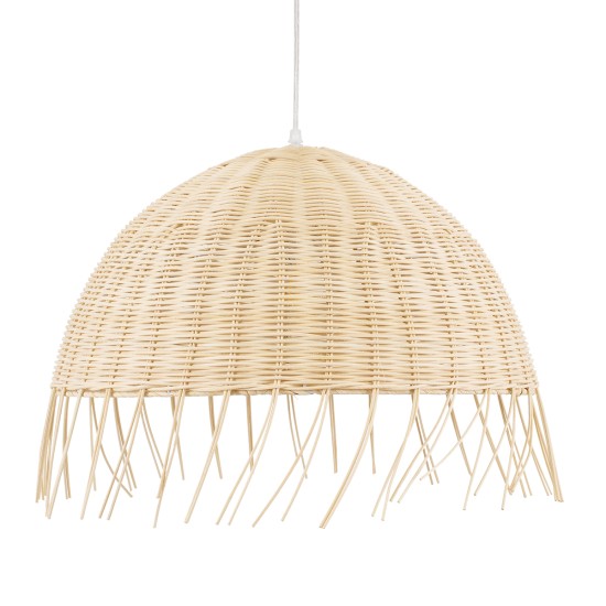 GLOBOSTAR® JAKARTA 00712 Boho Κρεμαστό Φωτιστικό Οροφής με Ντουί 1 x E27 AC 220-240V IP20 - Μπεζ - Μ50 x Π50 x Υ36cm GLOBOSTAR® JAKARTA 00712 Boho Κρεμαστό Φωτιστικό Οροφής με Ντουί 1 x E27 AC 220-240V IP20 - Μπεζ - Μ50 x Π50 x Υ36cm