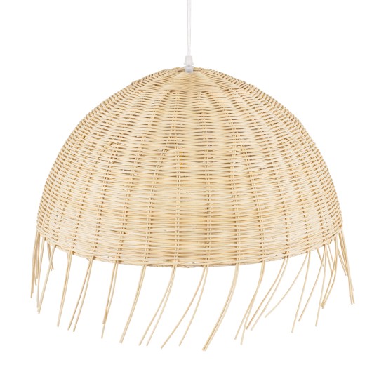GLOBOSTAR® JAKARTA 00712 Boho Κρεμαστό Φωτιστικό Οροφής με Ντουί 1 x E27 AC 220-240V IP20 - Μπεζ - Μ50 x Π50 x Υ36cm GLOBOSTAR® JAKARTA 00712 Boho Κρεμαστό Φωτιστικό Οροφής με Ντουί 1 x E27 AC 220-240V IP20 - Μπεζ - Μ50 x Π50 x Υ36cm