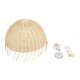 GLOBOSTAR® JAKARTA 00712 Boho Κρεμαστό Φωτιστικό Οροφής με Ντουί 1 x E27 AC 220-240V IP20 - Μπεζ - Μ50 x Π50 x Υ36cm GLOBOSTAR® JAKARTA 00712 Boho Κρεμαστό Φωτιστικό Οροφής με Ντουί 1 x E27 AC 220-240V IP20 - Μπεζ - Μ50 x Π50 x Υ36cm