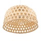 GLOBOSTAR® MANGEA 00716 Boho Κρεμαστό Φωτιστικό Οροφής με Ντουί 1 x E27 AC 220-240V IP20 - Μπεζ - Μ50 x Π50 x Υ35cm