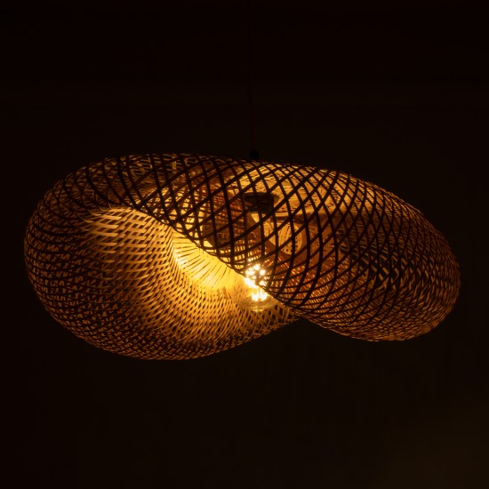 GLOBOSTAR® MEXICO 00719 Boho Κρεμαστό Φωτιστικό Οροφής με Ντουί 1 x E27 AC 220-240V IP20 - Μπεζ - Μ65 x Π46 x Υ30cm GLOBOSTAR® MEXICO 00719 Boho Κρεμαστό Φωτιστικό Οροφής με Ντουί 1 x E27 AC 220-240V IP20 - Μπεζ - Μ65 x Π46 x Υ30cm