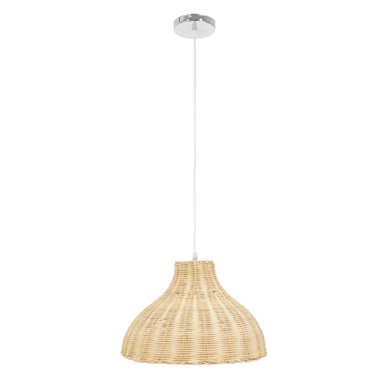 GLOBOSTAR® MAYOTTE 00724 Boho Κρεμαστό Φωτιστικό Οροφής με Ντουί 1 x E27 AC 220-240V IP20 - Μπεζ - Μ40 x Π40 x Υ28cm GLOBOSTAR® MAYOTTE 00724 Boho Κρεμαστό Φωτιστικό Οροφής με Ντουί 1 x E27 AC 220-240V IP20 - Μπεζ - Μ40 x Π40 x Υ28cm