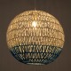 GLOBOSTAR® SANTOR 00729 Boho Κρεμαστό Φωτιστικό Οροφής με Ντουί 1 x E27 AC 220-240V IP20 - Λευκό & Μπλε - Μ50 x Π50 x Y50cm GLOBOSTAR® SANTOR 00729 Boho Κρεμαστό Φωτιστικό Οροφής με Ντουί 1 x E27 AC 220-240V IP20 - Λευκό & Μπλε - Μ50 x Π50 x Y50cm
