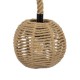 GLOBOSTAR® MANDALA 00730 Boho Κρεμαστό Φωτιστικό Οροφής με Ντουί 1 x E27 AC 220-240V IP20 - Μπεζ - Μ20 x Π20 x Υ20cm