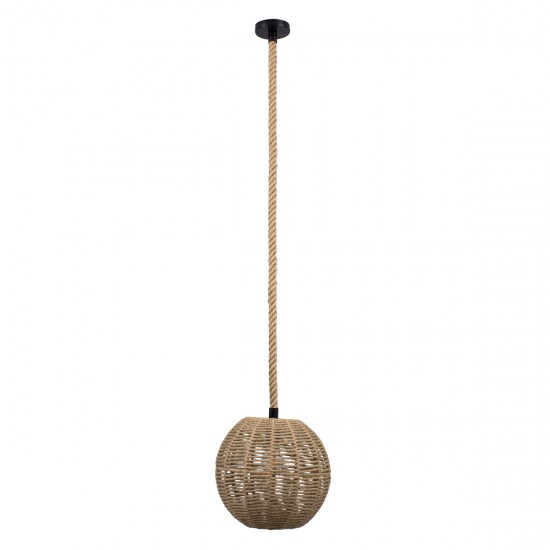 GLOBOSTAR® MANDALA 00731 Boho Κρεμαστό Φωτιστικό Οροφής με Ντουί 1 x E27 AC 220-240V IP20 - Μπεζ - Μ30 x Π30 x Y30cm GLOBOSTAR® MANDALA 00731 Boho Κρεμαστό Φωτιστικό Οροφής με Ντουί 1 x E27 AC 220-240V IP20 - Μπεζ - Μ30 x Π30 x Y30cm