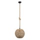 GLOBOSTAR® MANDALA 00731 Boho Κρεμαστό Φωτιστικό Οροφής με Ντουί 1 x E27 AC 220-240V IP20 - Μπεζ - Μ30 x Π30 x Y30cm GLOBOSTAR® MANDALA 00731 Boho Κρεμαστό Φωτιστικό Οροφής με Ντουί 1 x E27 AC 220-240V IP20 - Μπεζ - Μ30 x Π30 x Y30cm