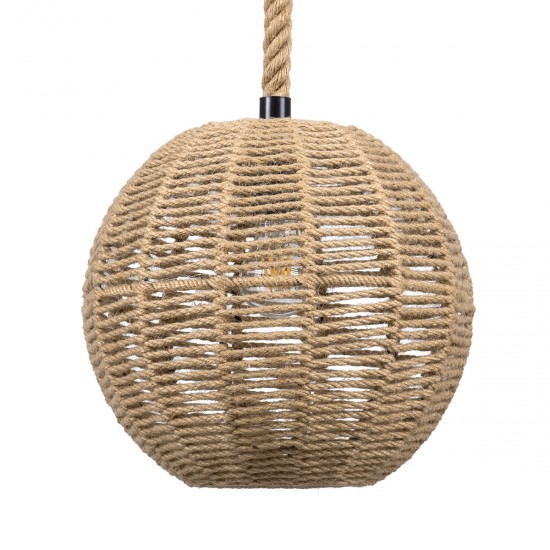 GLOBOSTAR® MANDALA 00731 Boho Κρεμαστό Φωτιστικό Οροφής με Ντουί 1 x E27 AC 220-240V IP20 - Μπεζ - Μ30 x Π30 x Y30cm GLOBOSTAR® MANDALA 00731 Boho Κρεμαστό Φωτιστικό Οροφής με Ντουί 1 x E27 AC 220-240V IP20 - Μπεζ - Μ30 x Π30 x Y30cm