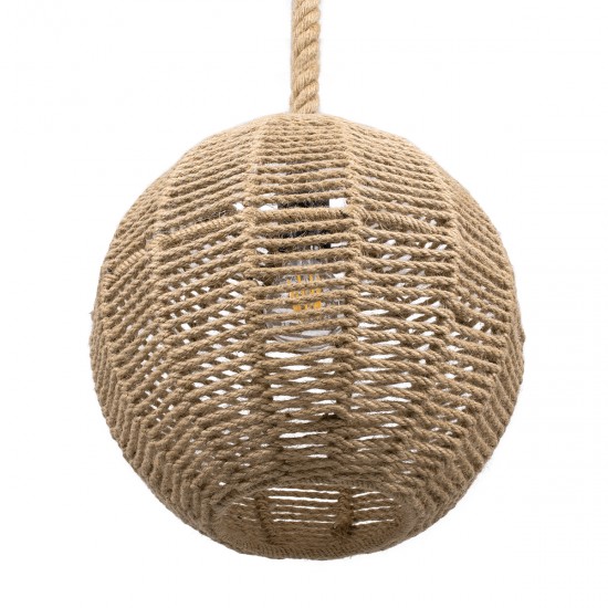GLOBOSTAR® MANDALA 00731 Boho Κρεμαστό Φωτιστικό Οροφής με Ντουί 1 x E27 AC 220-240V IP20 - Μπεζ - Μ30 x Π30 x Y30cm GLOBOSTAR® MANDALA 00731 Boho Κρεμαστό Φωτιστικό Οροφής με Ντουί 1 x E27 AC 220-240V IP20 - Μπεζ - Μ30 x Π30 x Y30cm
