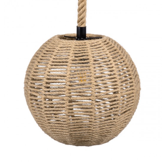 GLOBOSTAR® MANDALA 00731 Boho Κρεμαστό Φωτιστικό Οροφής με Ντουί 1 x E27 AC 220-240V IP20 - Μπεζ - Μ30 x Π30 x Y30cm GLOBOSTAR® MANDALA 00731 Boho Κρεμαστό Φωτιστικό Οροφής με Ντουί 1 x E27 AC 220-240V IP20 - Μπεζ - Μ30 x Π30 x Y30cm