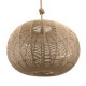 GLOBOSTAR® MANDALA 00732 Boho Κρεμαστό Φωτιστικό Οροφής με Ντουί 1 x E27 AC 220-240V IP20 - Μπεζ - Μ80 x Π80 x Υ60cm