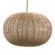 GLOBOSTAR® MANDALA 00732 Boho Κρεμαστό Φωτιστικό Οροφής με Ντουί 1 x E27 AC 220-240V IP20 - Μπεζ - Μ80 x Π80 x Υ60cm