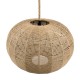 GLOBOSTAR® MANDALA 00732 Boho Κρεμαστό Φωτιστικό Οροφής με Ντουί 1 x E27 AC 220-240V IP20 - Μπεζ - Μ80 x Π80 x Υ60cm