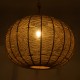 GLOBOSTAR® MANDALA 00732 Boho Κρεμαστό Φωτιστικό Οροφής με Ντουί 1 x E27 AC 220-240V IP20 - Μπεζ - Μ80 x Π80 x Υ60cm