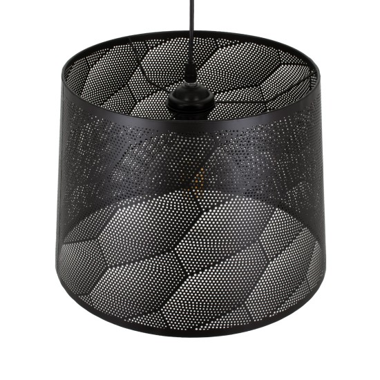 GLOBOSTAR® SPARKLE 00733 Μοντέρνο Κρεμαστό Φωτιστικό Οροφής με Ντουί 1 x E27 AC 220-240V IP20 - Μαύρο - Μ35 x Π35 x Υ26cm GLOBOSTAR® SPARKLE 00733 Μοντέρνο Κρεμαστό Φωτιστικό Οροφής με Ντουί 1 x E27 AC 220-240V IP20 - Μαύρο - Μ35 x Π35 x Υ26cm